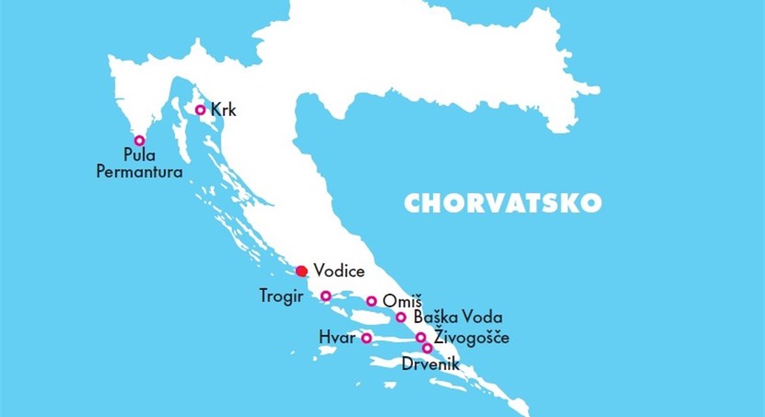 Severní Dalmácie - Vodice