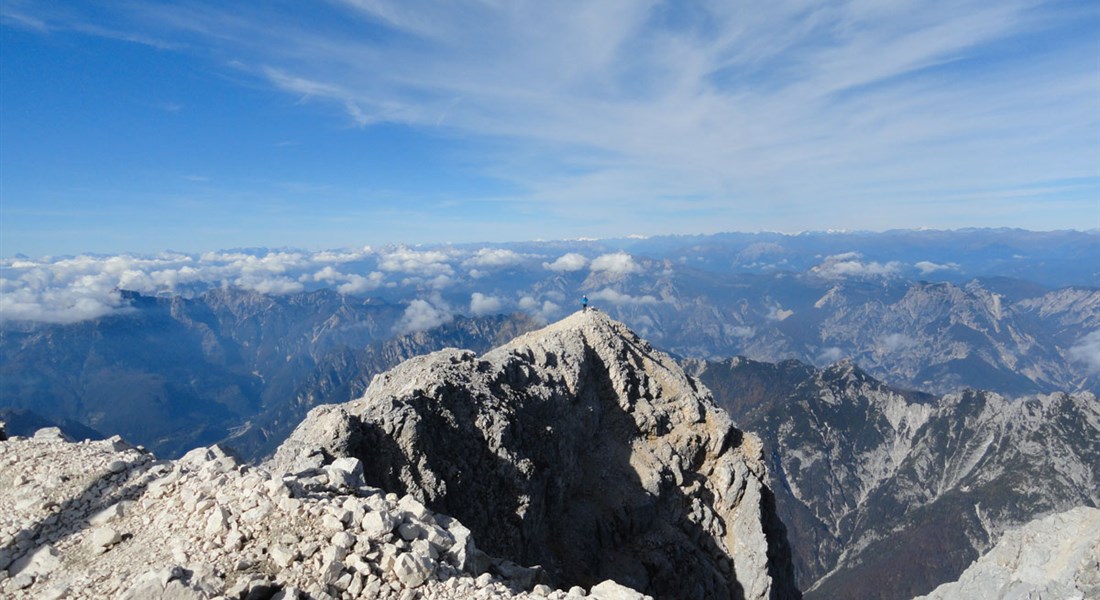 Sella Nevea / Kanin - letní Alpy - Sella Nevea - Montasio